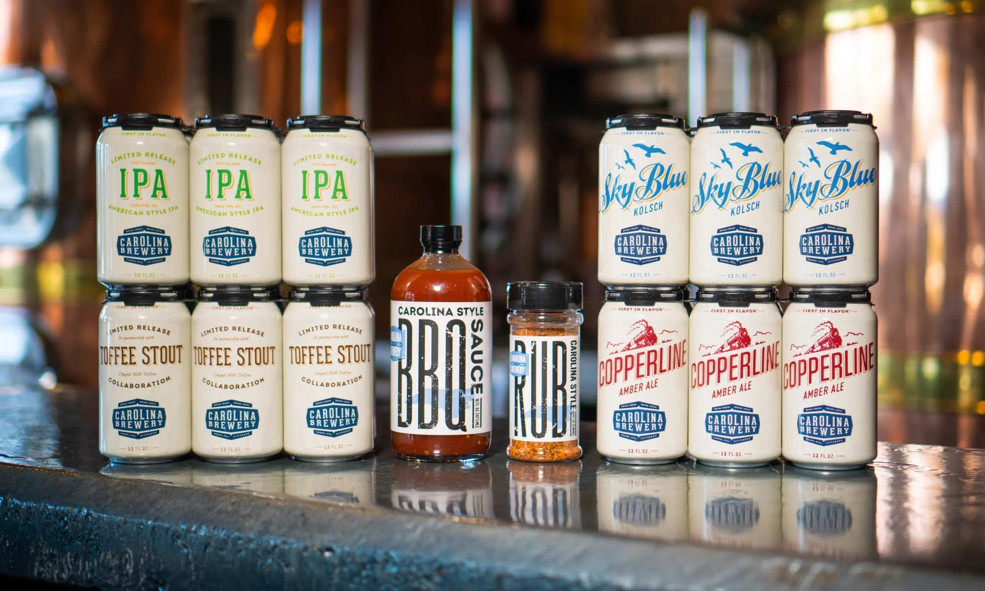 Carolina Brewery Rebrand: Craft Beer Can Design and Logo Design by Ebbing Branding + Design