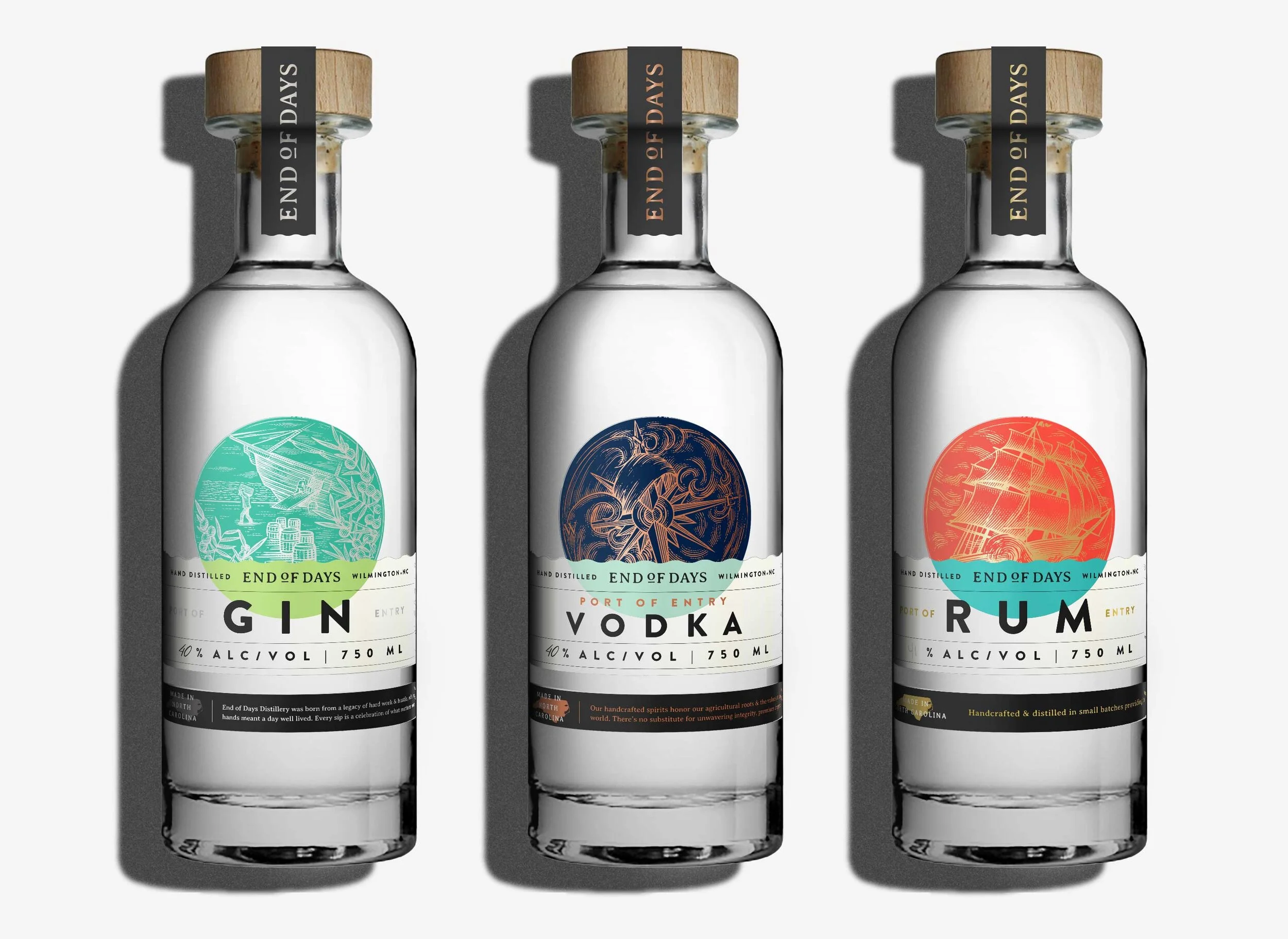 Eod Distillery Spirits Label Design Ebbing Branding Design