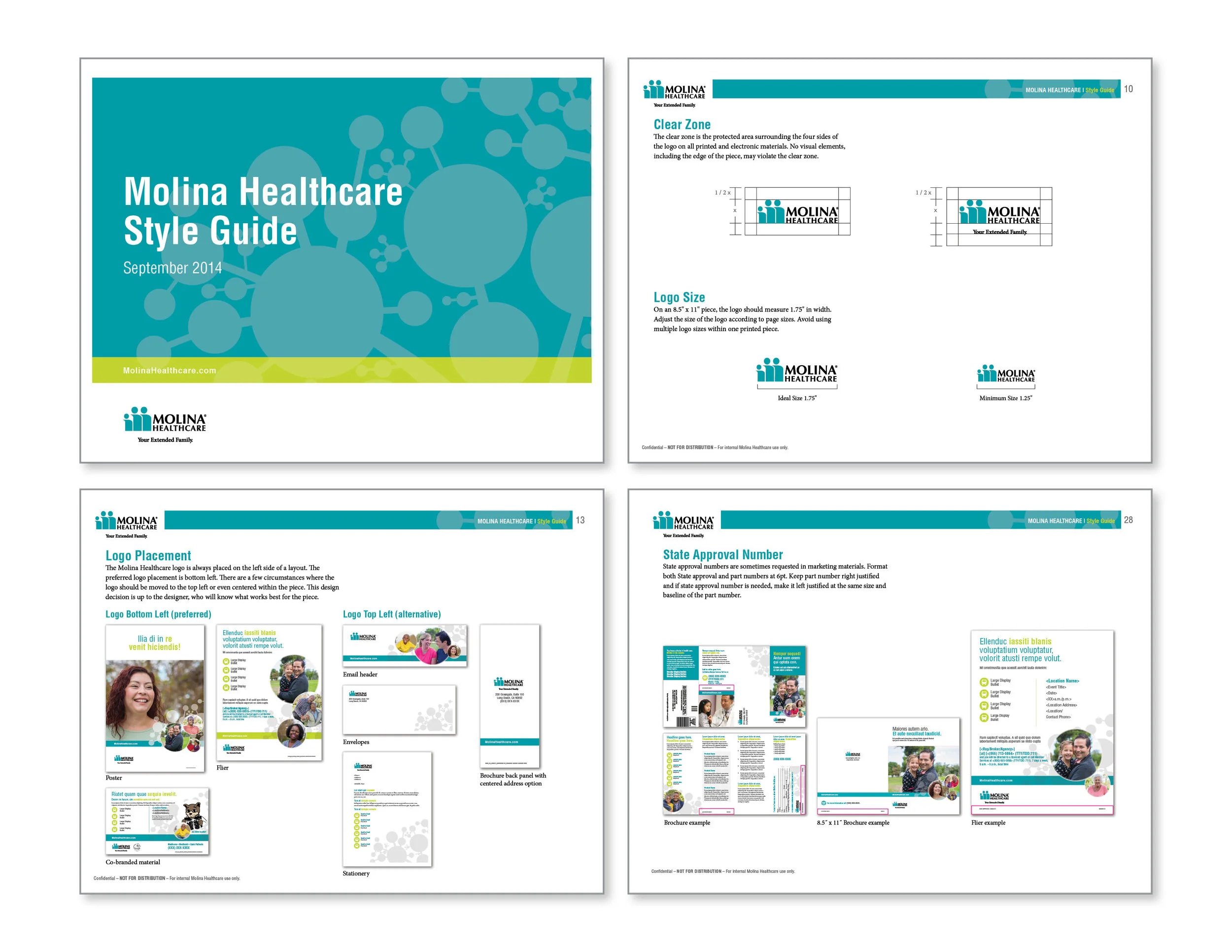 Molina Healthcare styleguide and brand standards