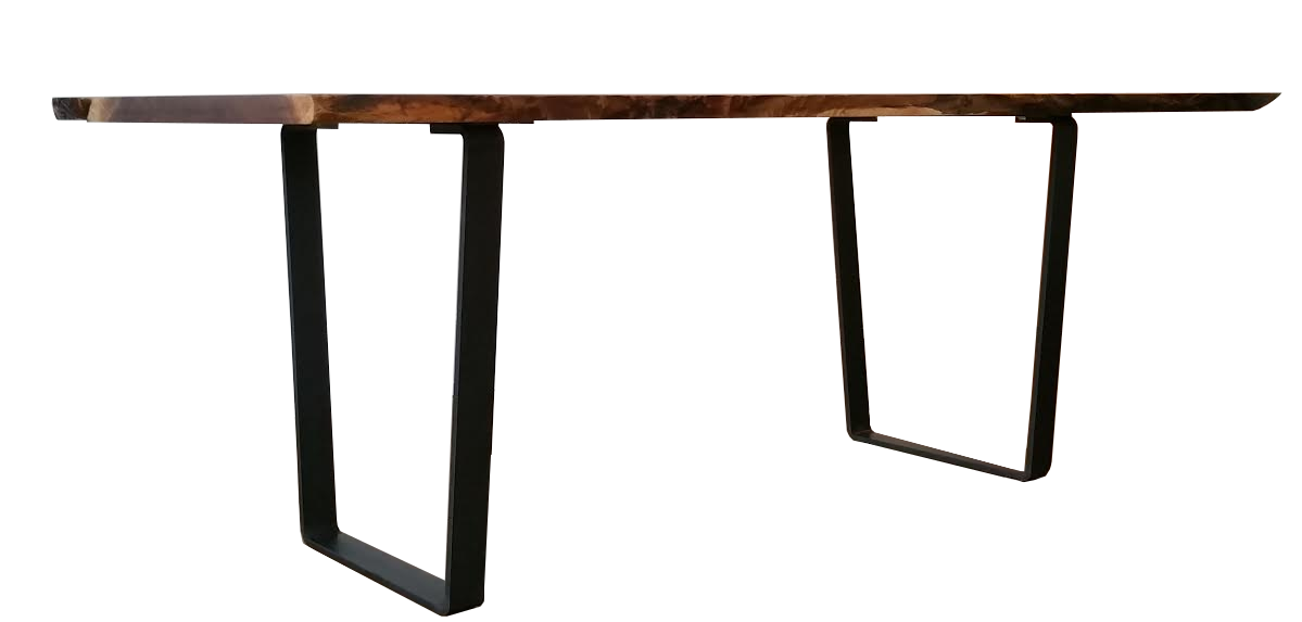 Flat metal legs