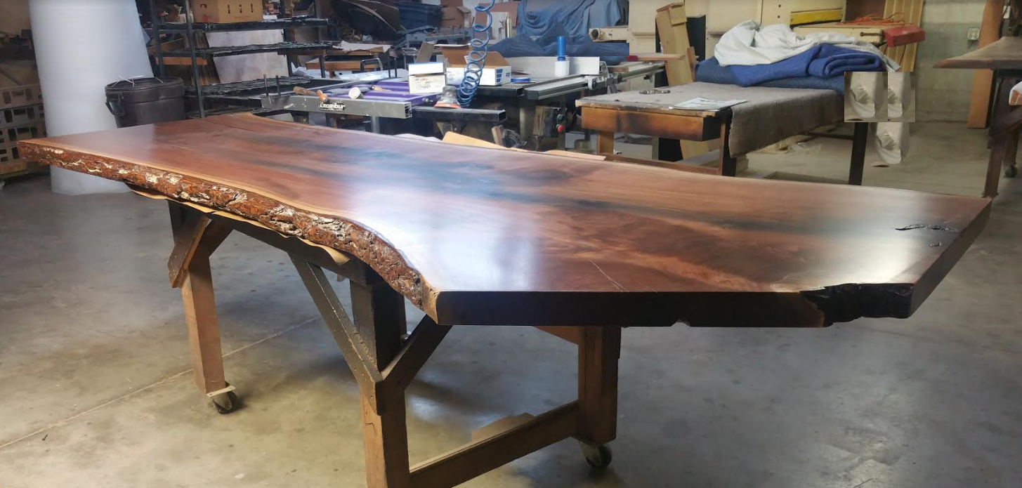 Live edge Walnut dining table