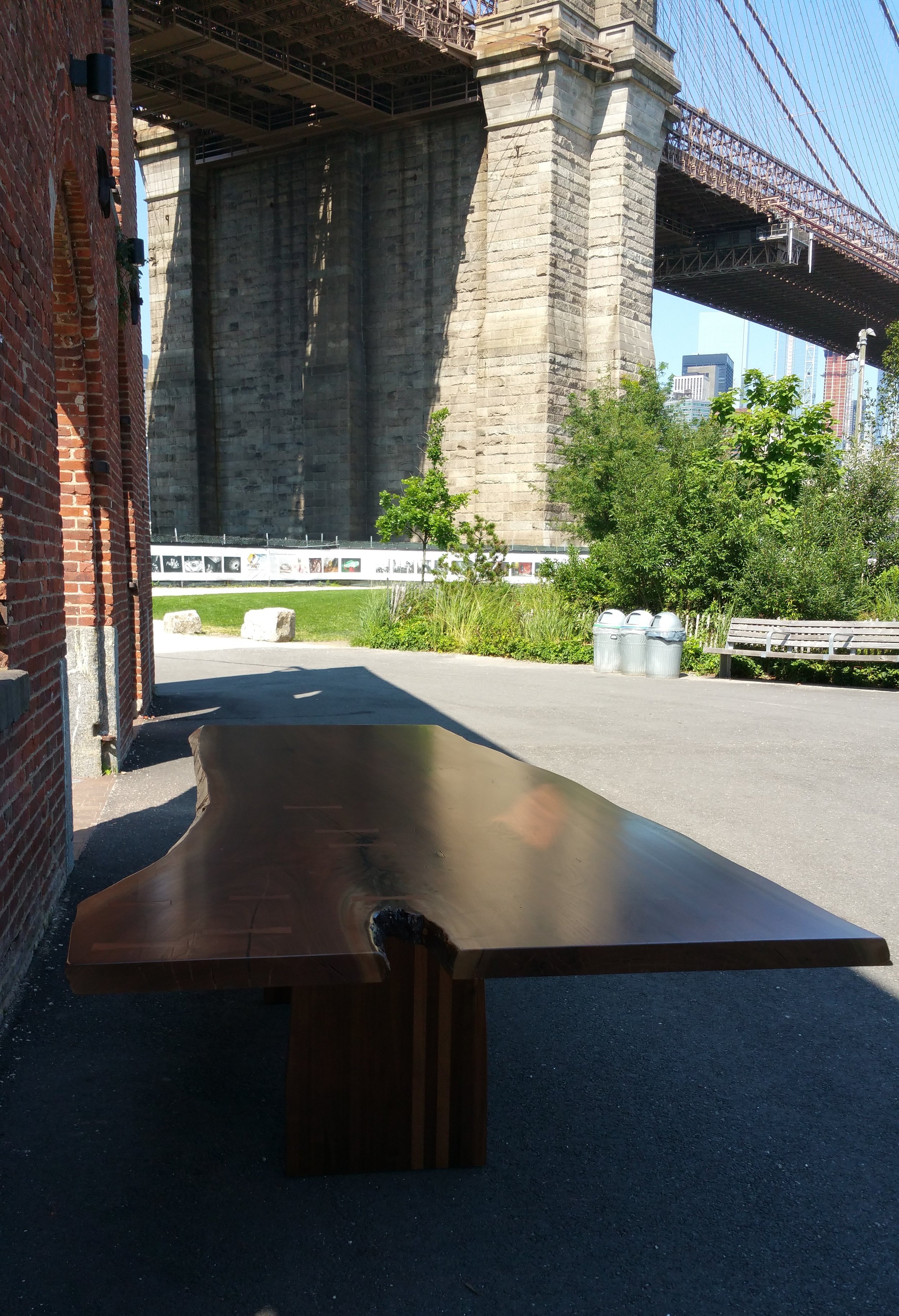 Impressive Single Walnut slab live edge table