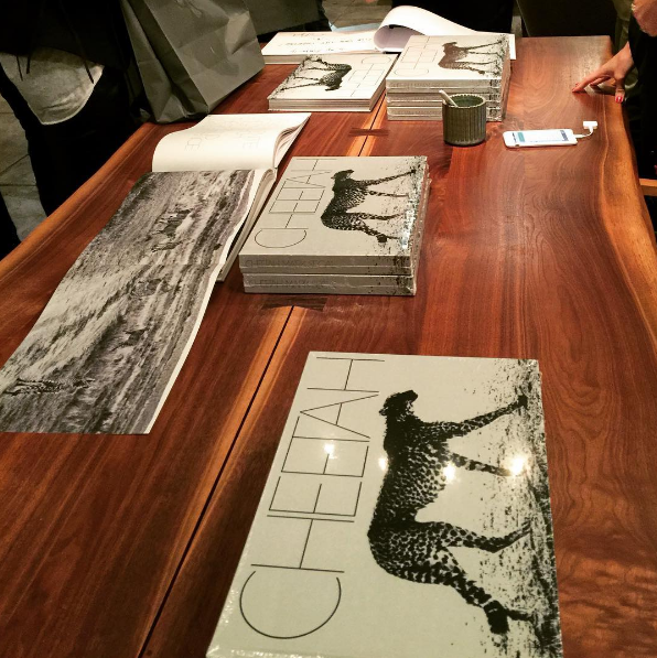  Beautiful two piece walnut table at this book signing. Click on link for full picture and credit info https://www.instagram.com/p/BUepu6PDZN8/?taken-by=marksegalphoto