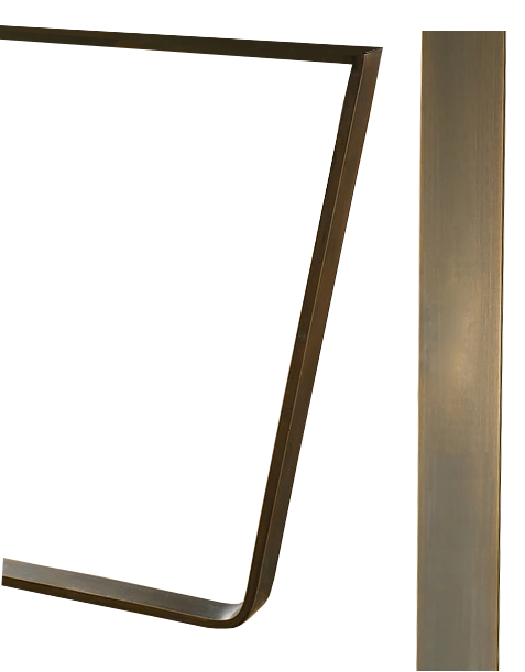 Solid brass legs