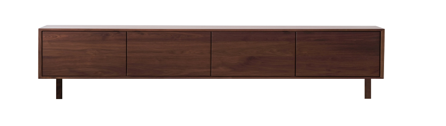 Walnut tv unit Danish design furniture Scandinavian design
