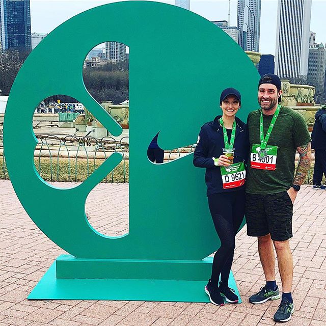 Great &ldquo;warm&rdquo; morning to get the first race of the season in as well as @sayremasters first city race ever! Always grateful seeing familiar faces out there and running the streets of Chicago. #shamrockshuffle #runchi #lululemonchi