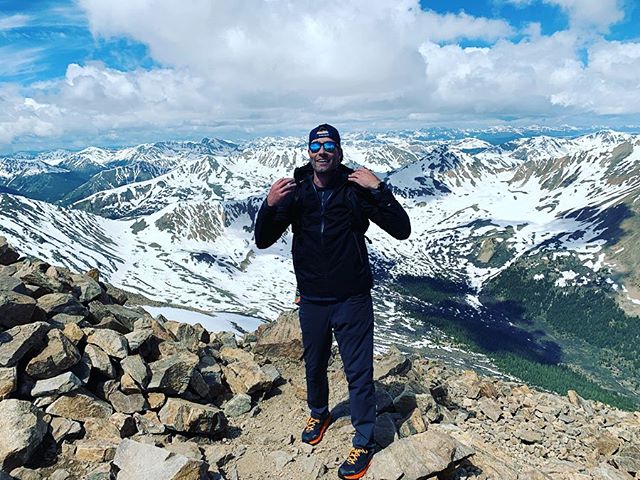 Today I hiked my first 14er, Mt. Elbert. Pretty impromptu and thankfully had enough versatile gear (thanks @lululemonchi and @goodr) to make it. It&rsquo;s been awhile since I&rsquo;ve hit altitudes that humble you to the core. Long hot then cold the