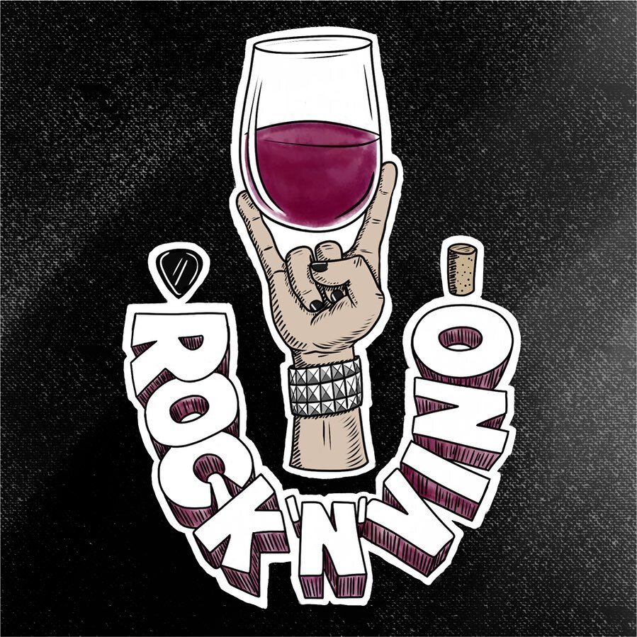 Annnd we&rsquo;re back in action! How do you like our new logo?
#wineandmusic #rocknvino