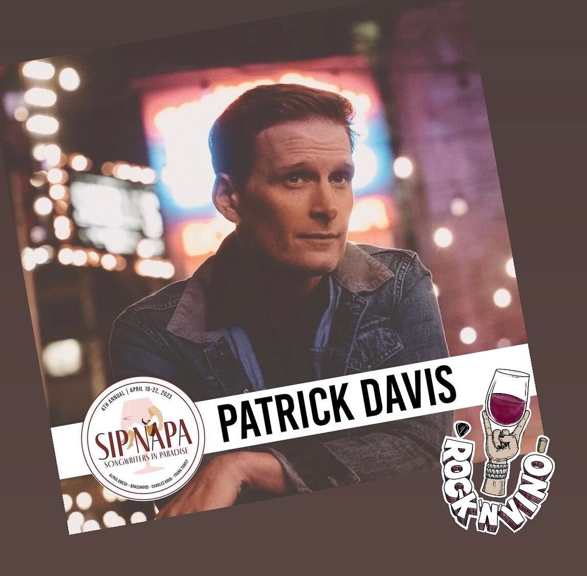 RNV 94: Patrick Davis is the founder of Songwriters in Paradise - a series of intimate songwriter showcases in the round where each songwriter shares the stories behind the songs, all paired with delicious food and wine. The SIP Napa event is April 1