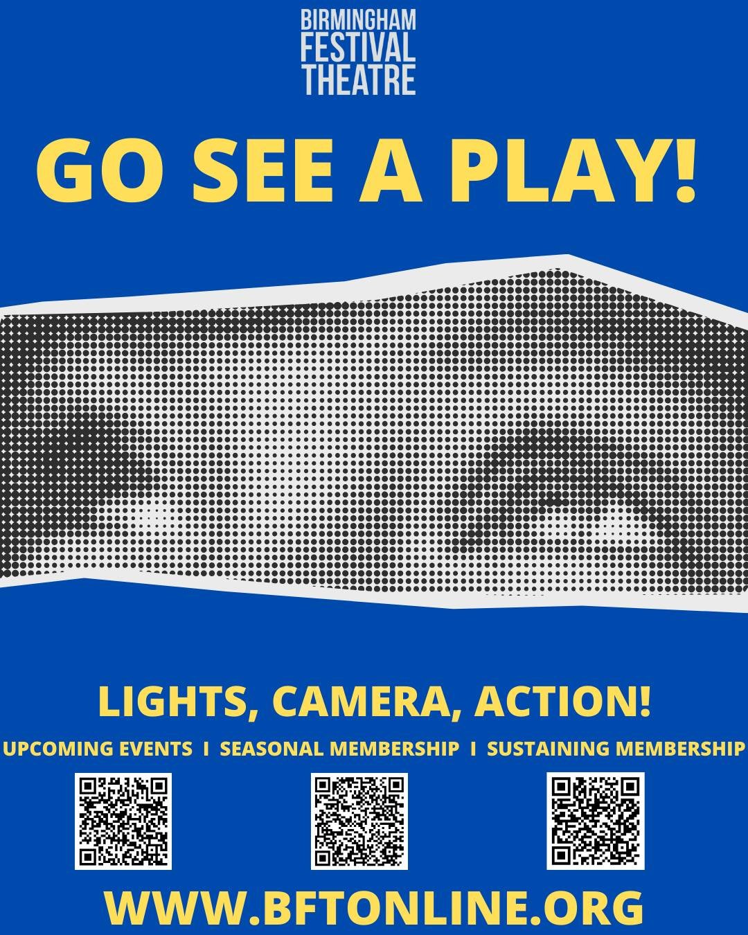 GO SEE A PLAY! Support the local arts, especially in these hard times! We are all feeling the tight wallet, but you keep what you love with your support. Help keep BFT going for another 52 years by buying tickets, memberships, and donating today at w