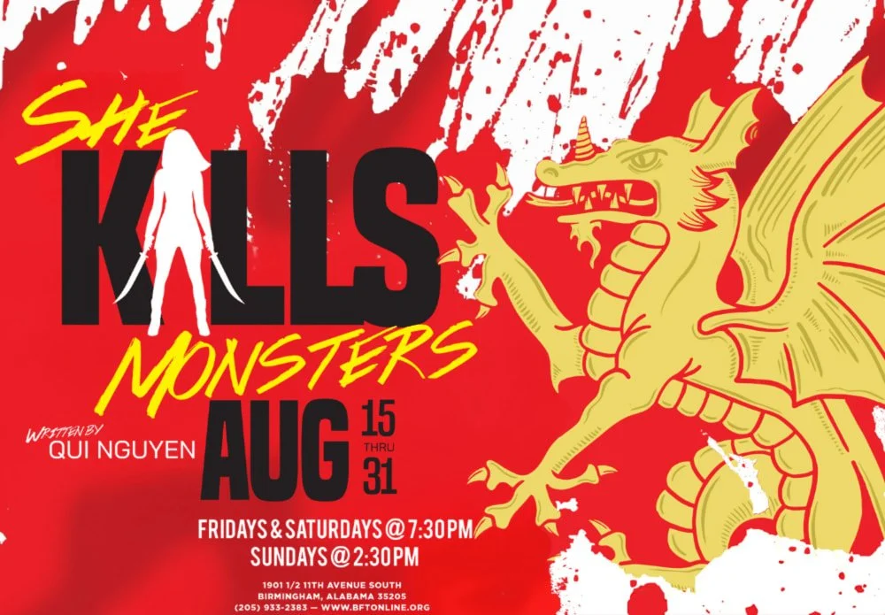Just two days left before opening. Congratulations to the cast and crew of She Kills Monsters. Break a leg!
https://www.onthestage.tickets/show/birmingham-festival-theatre/676efd512f16dd1e0237e67b/tickets?ots-cmpgn-refer=SOCIAL2D&utm_source=On