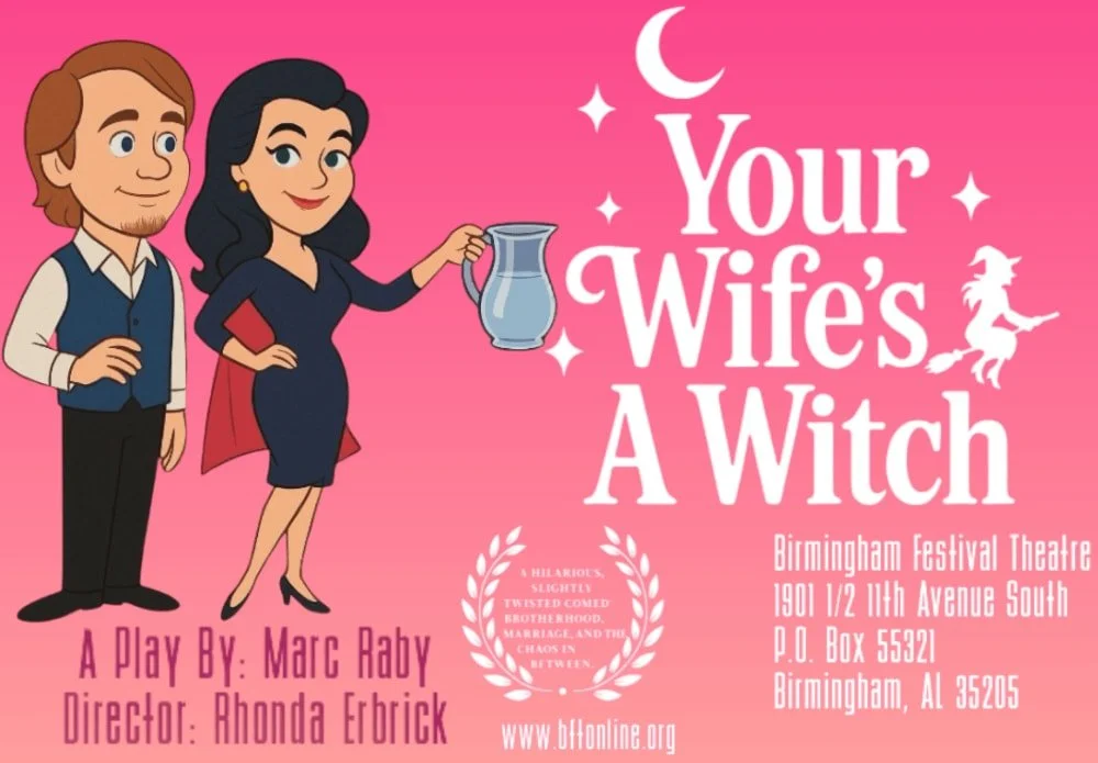 The behind-the-scenes buzz says Your Wife's A Witch is not to be missed! Get your tickets now.
https://www.onthestage.tickets/show/birmingham-festival-theatre/68c5d019938fbd363e31c988/tickets?ots-cmpgn-refer=SOCIAL3W&utm_source=OnTheStage&