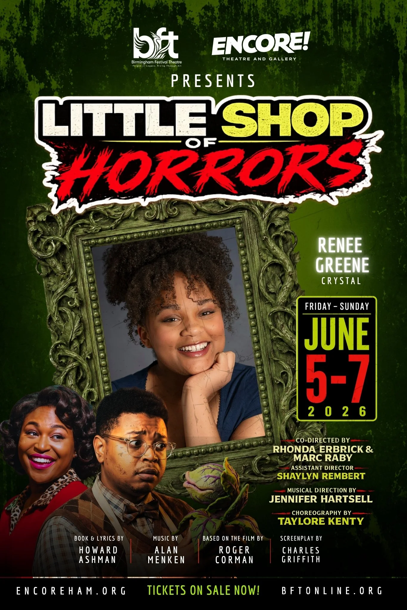 Most recently, Renee Greene has had the opportunity to portray the role of Alice in the University of Montevallo&rsquo;s recent production of Alice By Heart, and is grateful for the opportunity to bring a story to life on stage once again. Renee hope