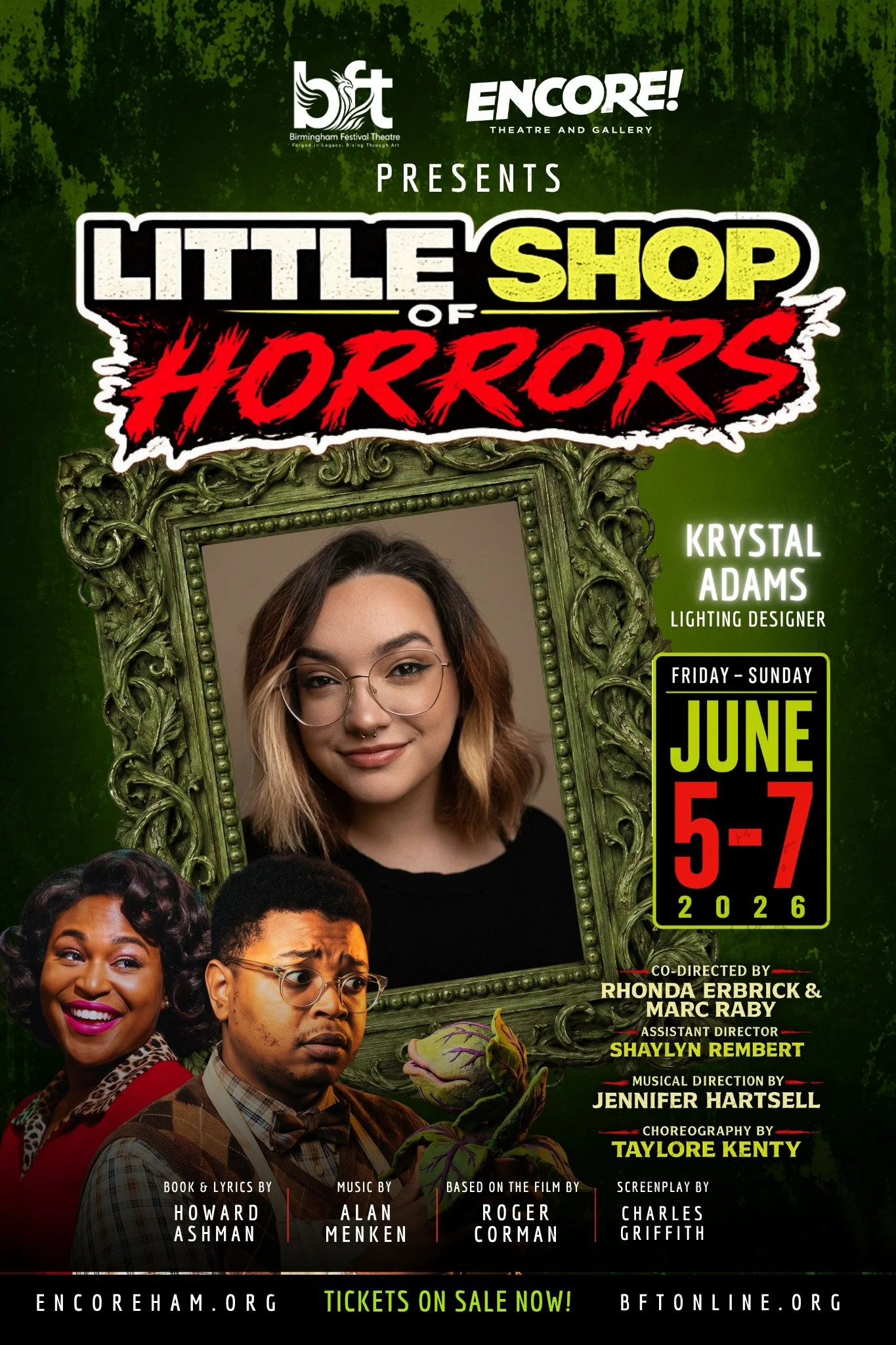 Krystal Adams is a lighting designer from Leeds whose work blends technical precision with creative storytelling. A graduate of University of Montevallo, she earned a Bachelor of Fine Arts in Design Technology with a concentration in Lighting Design,