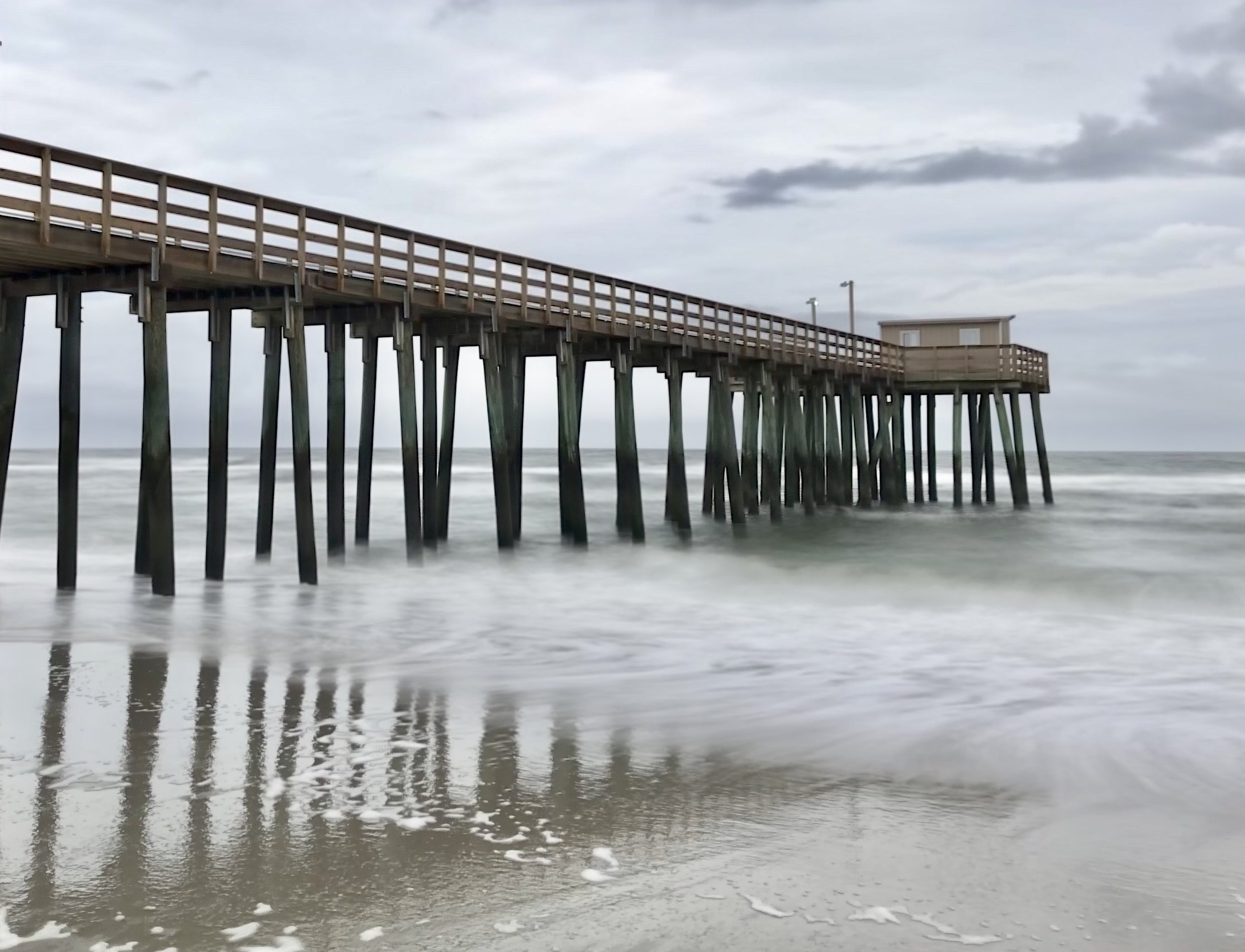 Avalon Fishing Pier - Shot with iPhone 7+ with Long Exposure Effect applied - ©johnguillaume 