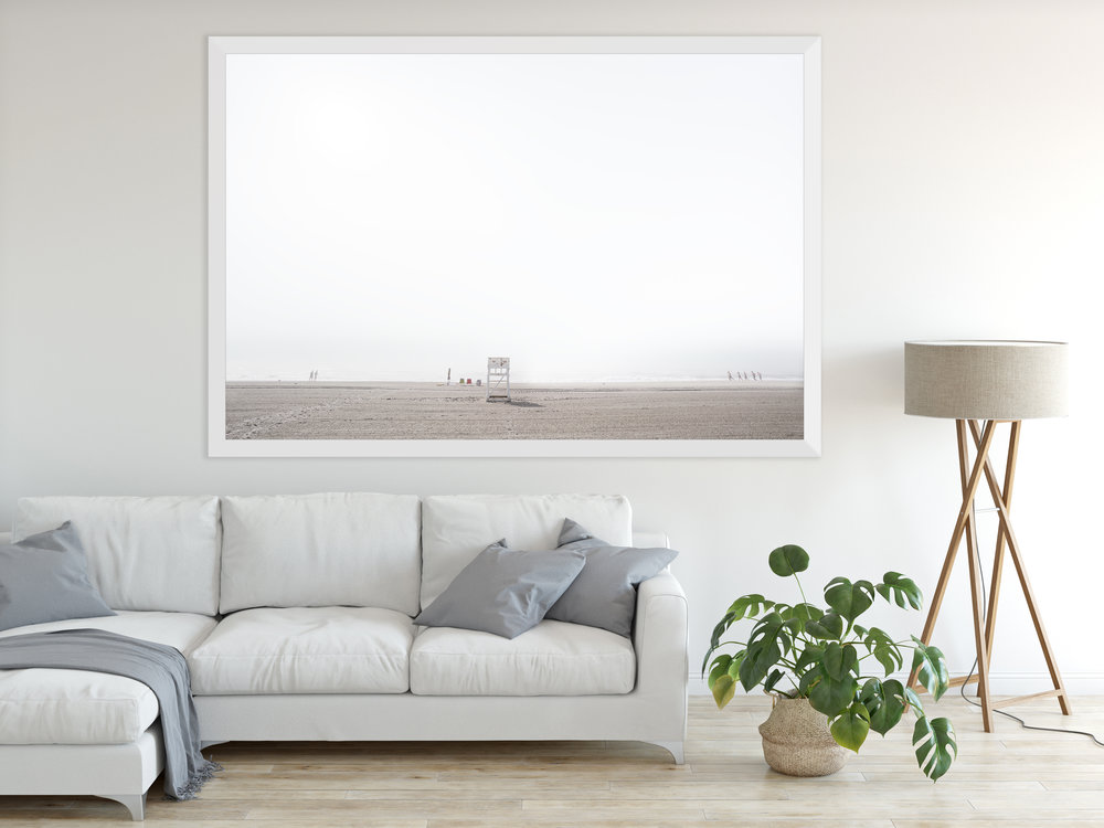 ‘24th Street Beach’ - Printed on Archival Paper and Framed ©johnguillaume