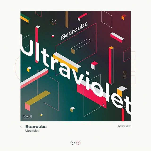 Detail shot for some of the rad album art a group of designers made for #10x18 🔥 check out the full gallery at 10x18.co or go follow these badass designers &amp; artists. #designinspo #albumcover