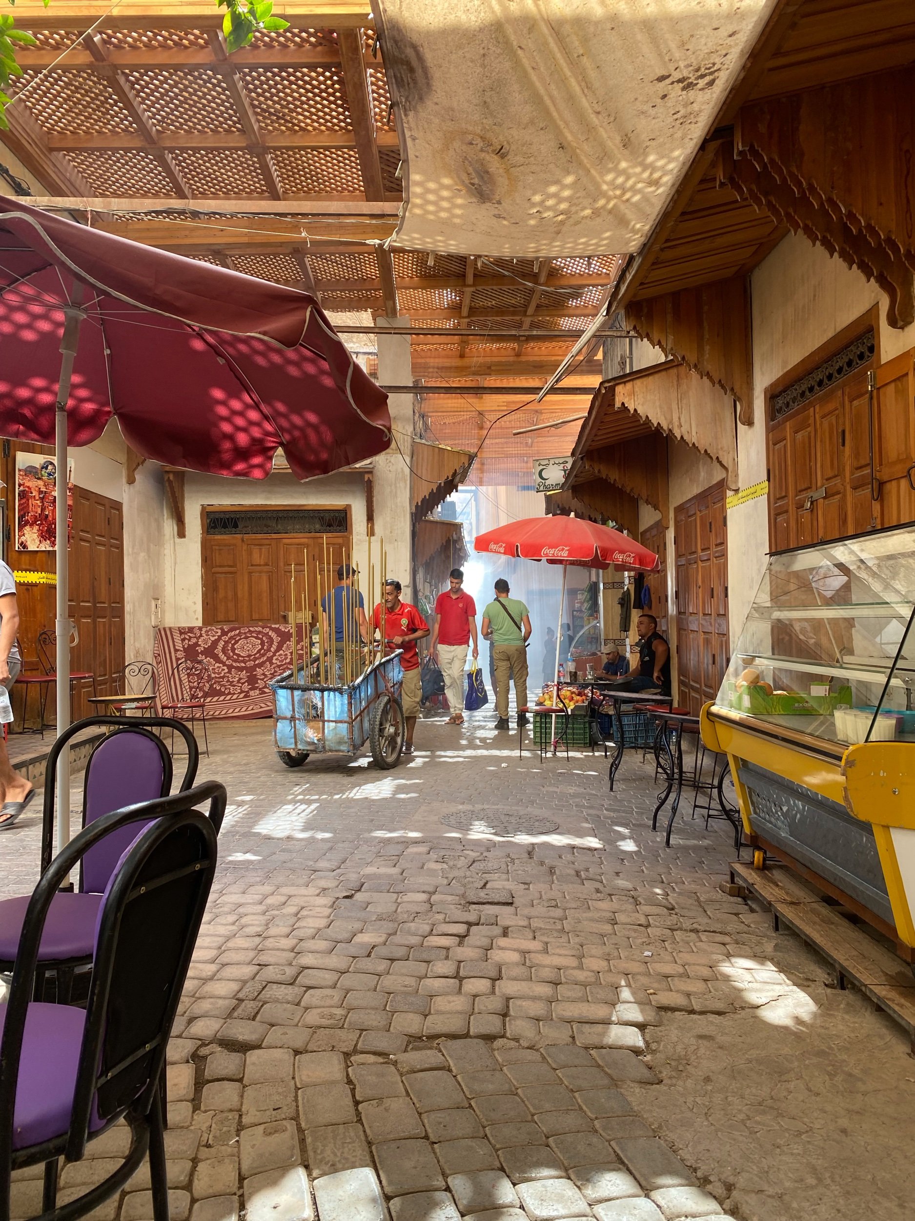  Photo taken by a coffee shop in fez medina   