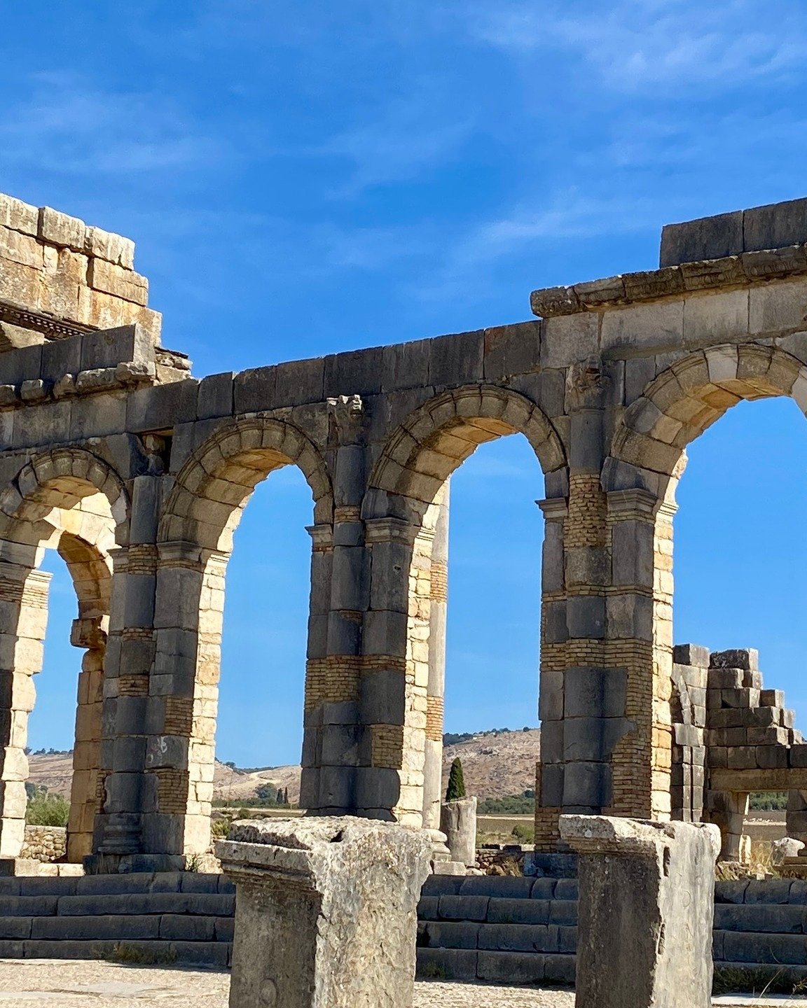 The arches of Volubilis
A short distance from Dar 7 Louyat