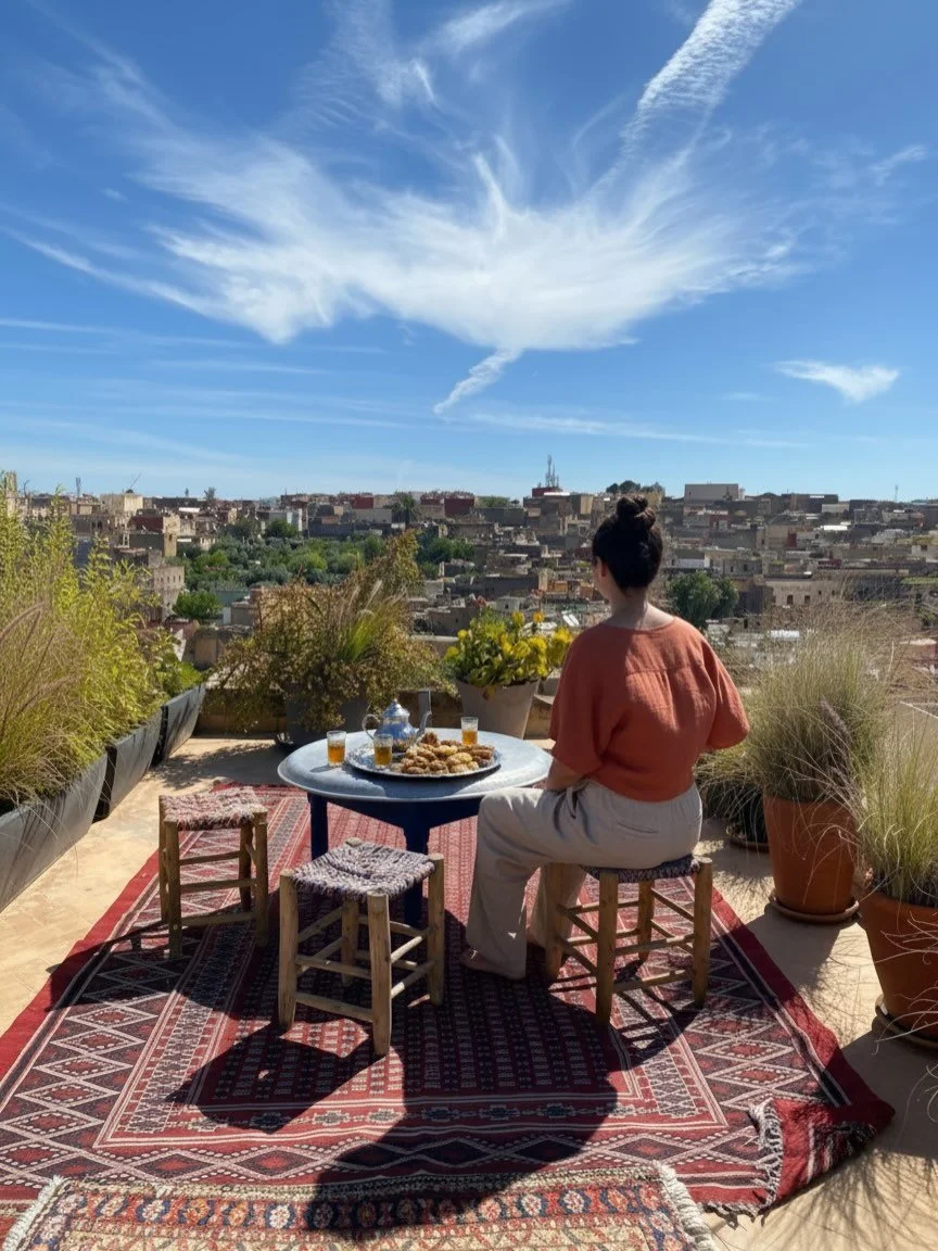 Sunny vibes at the terrace ☀️