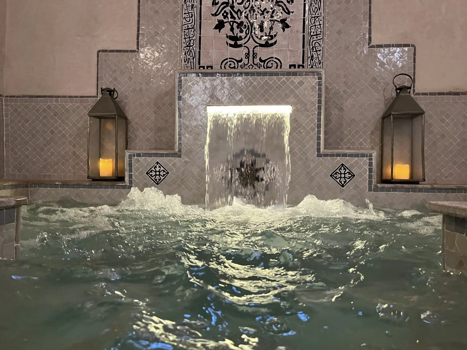 Spa, Hammam et massages du Riad Hanael accessibles depuis le Riad Dar7louyat
