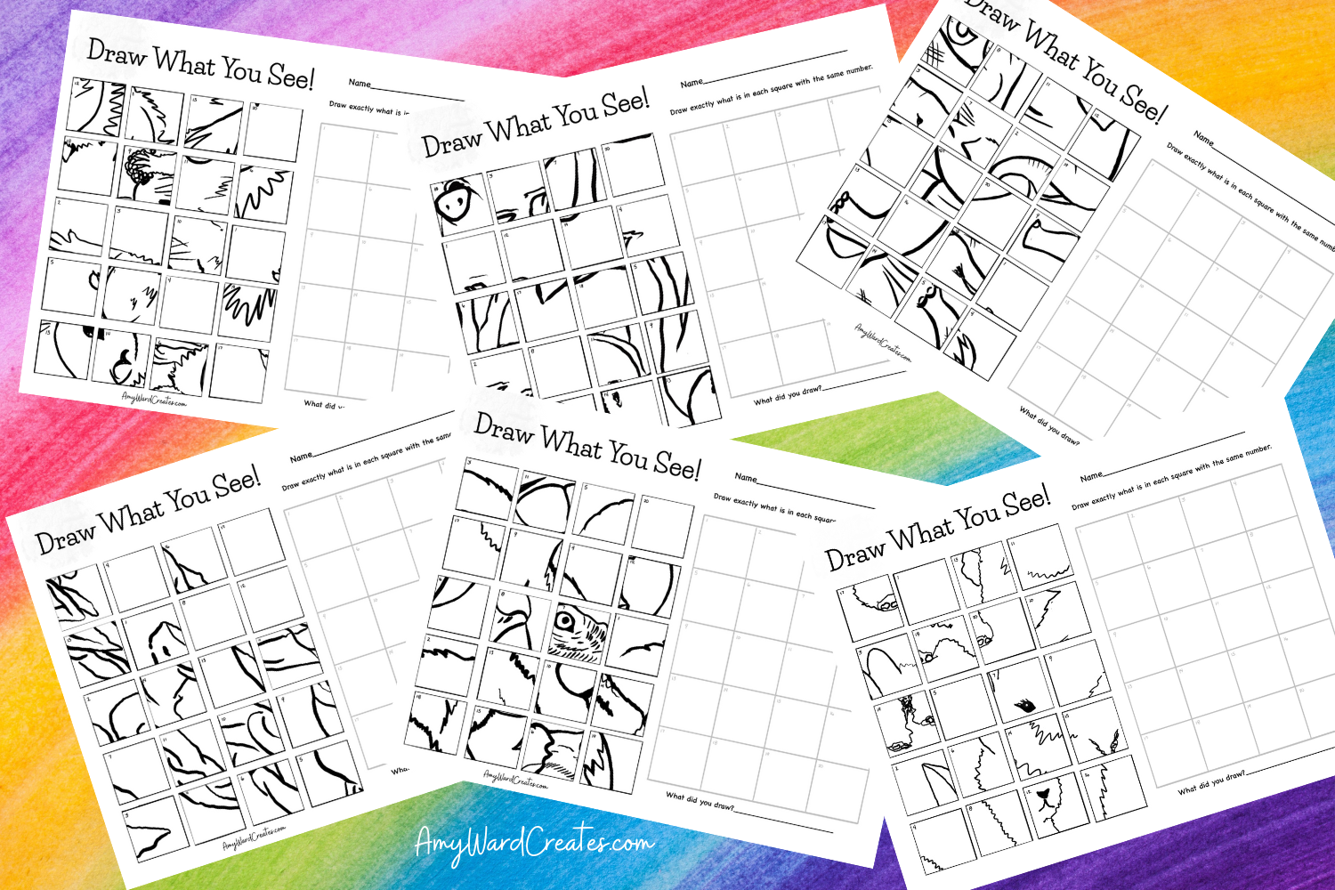 The Helpful Art Teacher: How to create and use a drawing grid