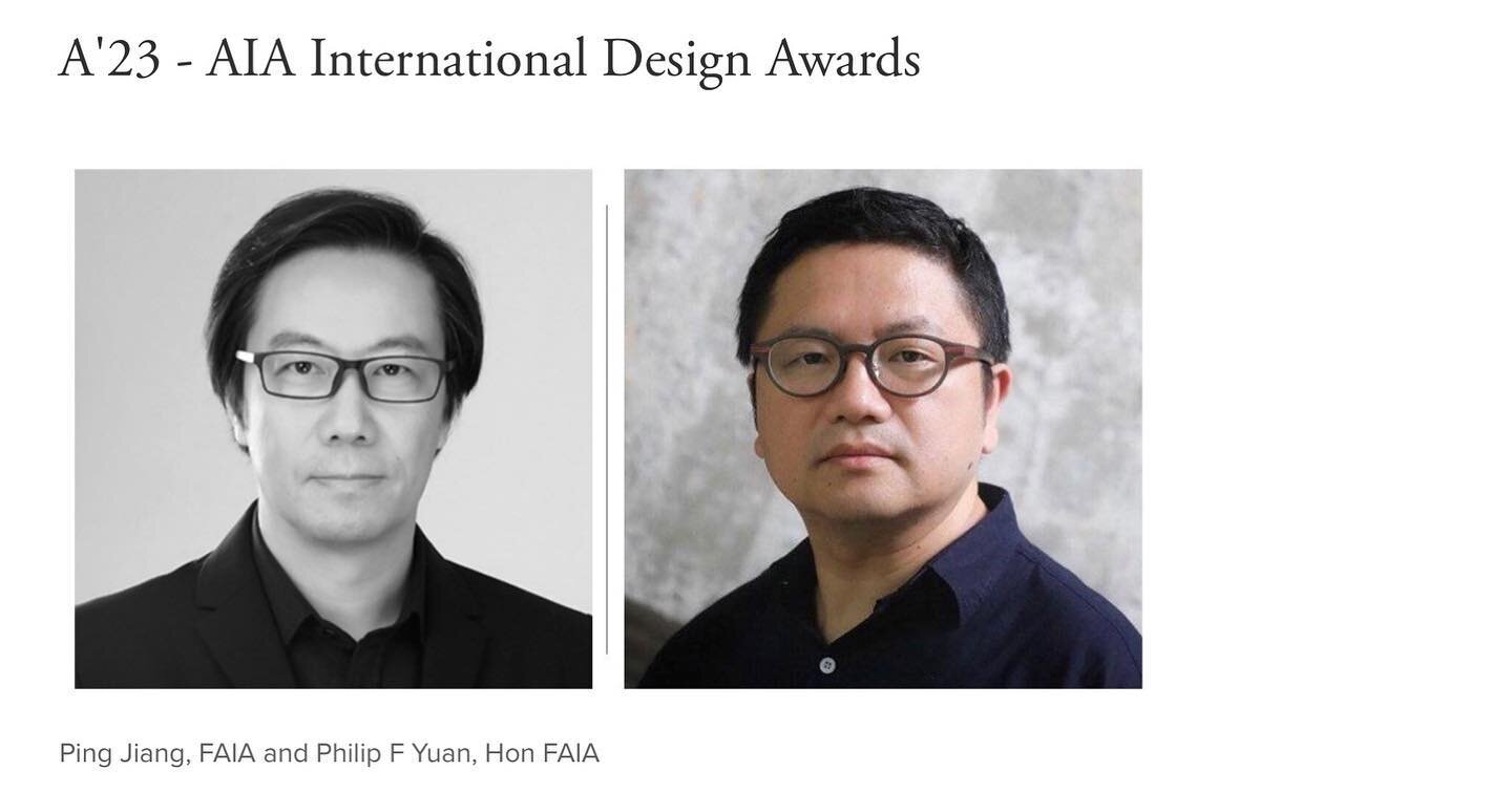 t&rsquo;s AIA International Awards season - we will be recognizing the winners of the AIA International 2022 Design Awards at A'23 in June in San Francisco, and we hope you can join us there! Go to the link to events in our bio!