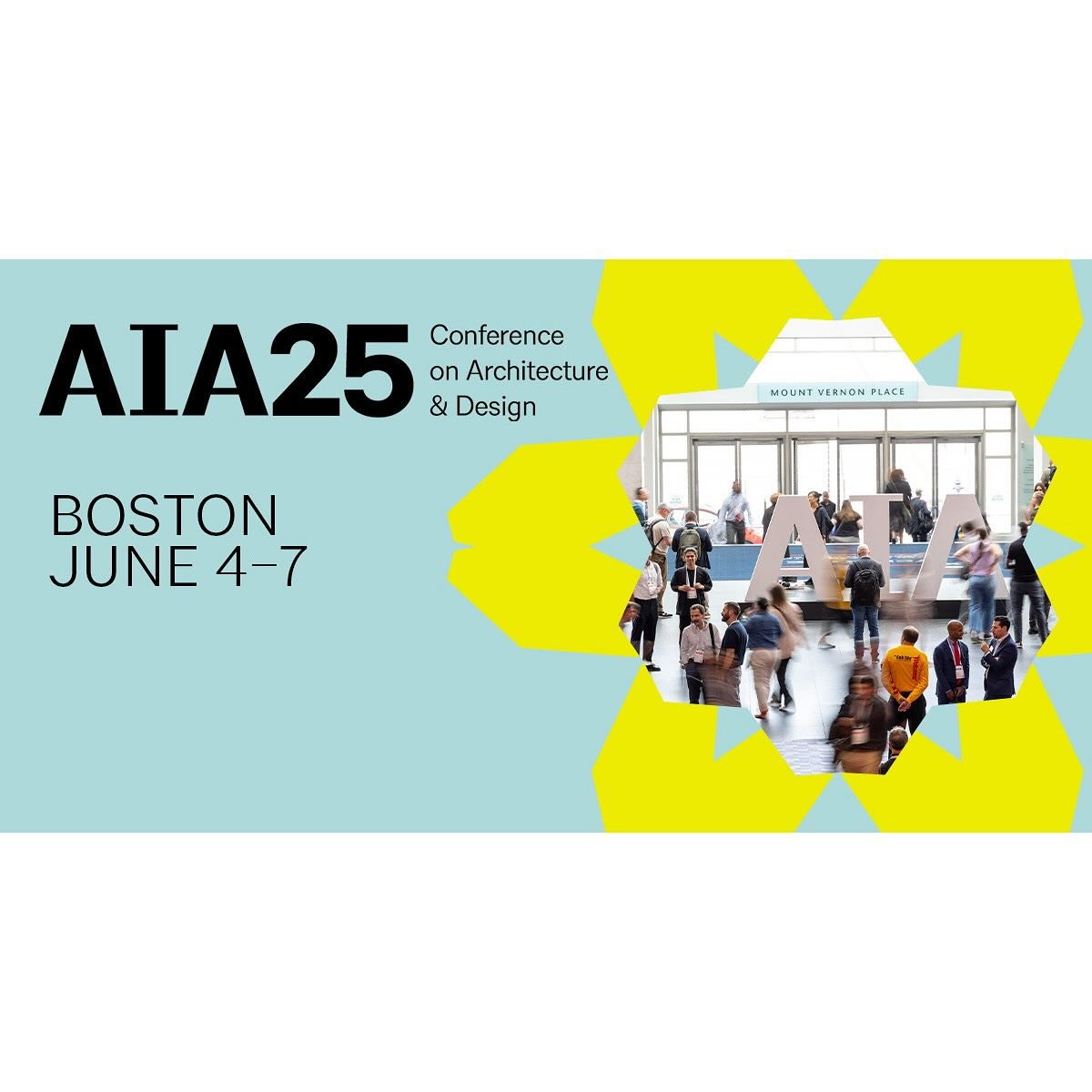 AIA International at AIA25 in Boston! 

We are excited to announce MORE SPACES are now available for our WORKSHOP as part of AIA Conference on Architecture &amp; Design&reg; 2025!

🗓️ Wednesday, June 4 

&lsquo;Shaping the Future of Design Across Bo