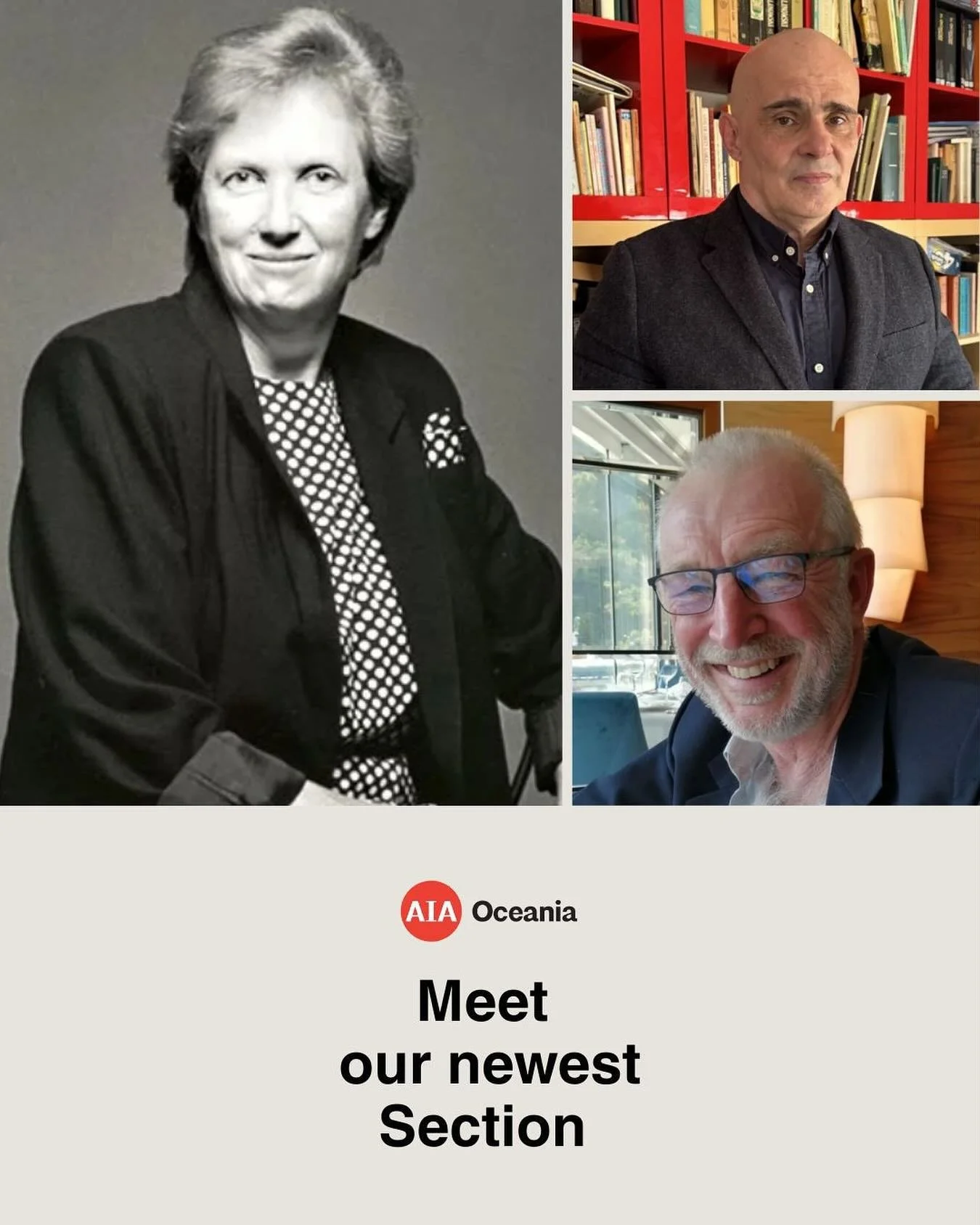 We&rsquo;re excited to welcome AIA Oceania, the newest AIA International Section! 

This Section brings together members across Australia, Cook Islands, Fiji, Kiribati, Nauru, New Zealand, Niue, Papua New Guinea, Samoa, Solomon Islands, Tokelau, Tong