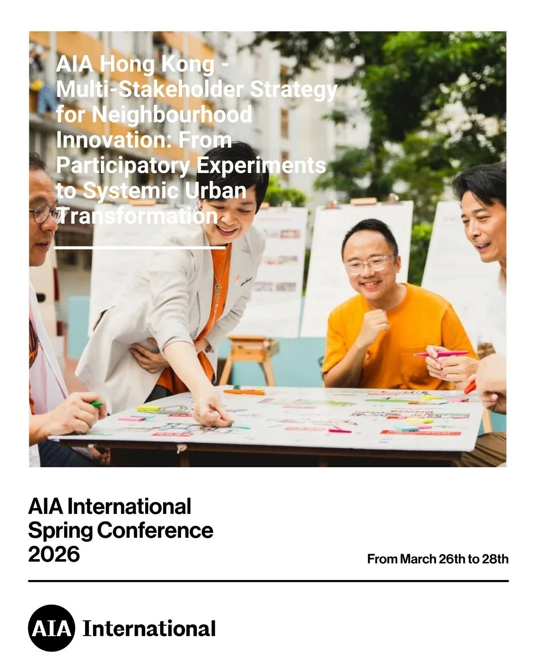 We&rsquo;re pleased to welcome Eric Ho to the AIA International Spring Conference 2026.

Eric works at the intersection of architecture, urban innovation, and social impact. His work focuses on building cross-sector collaborations that bring together