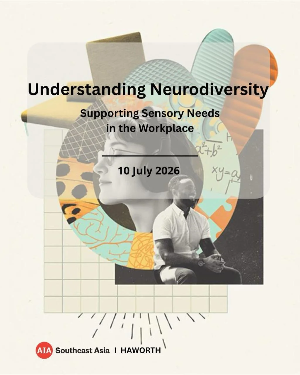 How can workplace design better support the way we all think, work, and experience space?

Join AIA Southeast Asia for an interactive in-person/online session with Alessandro Cesana, Director of Ideation International at Haworth, exploring how neurod
