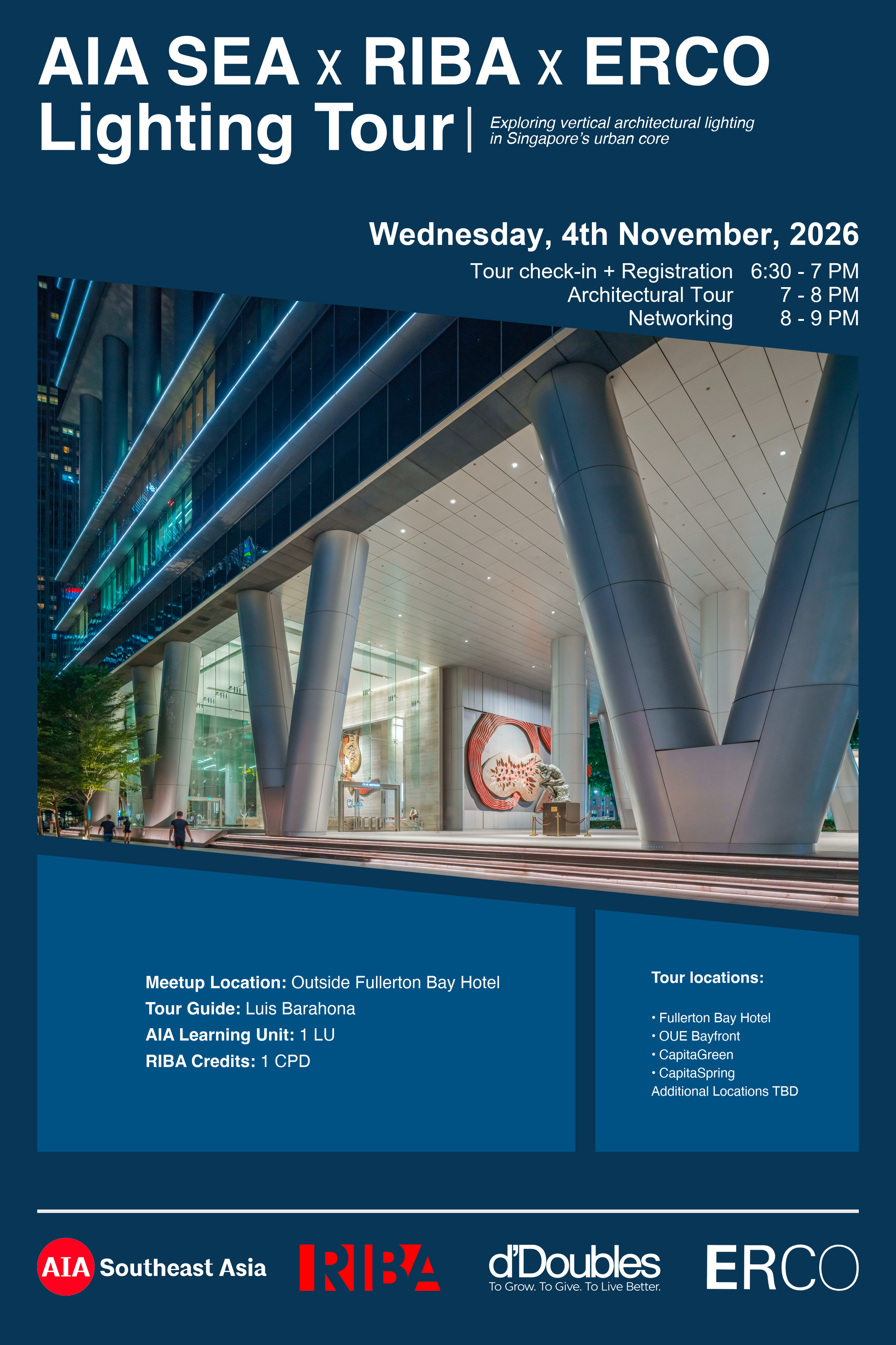 AIA Southeast Asia x Riba x ERCO Lighting Tour 