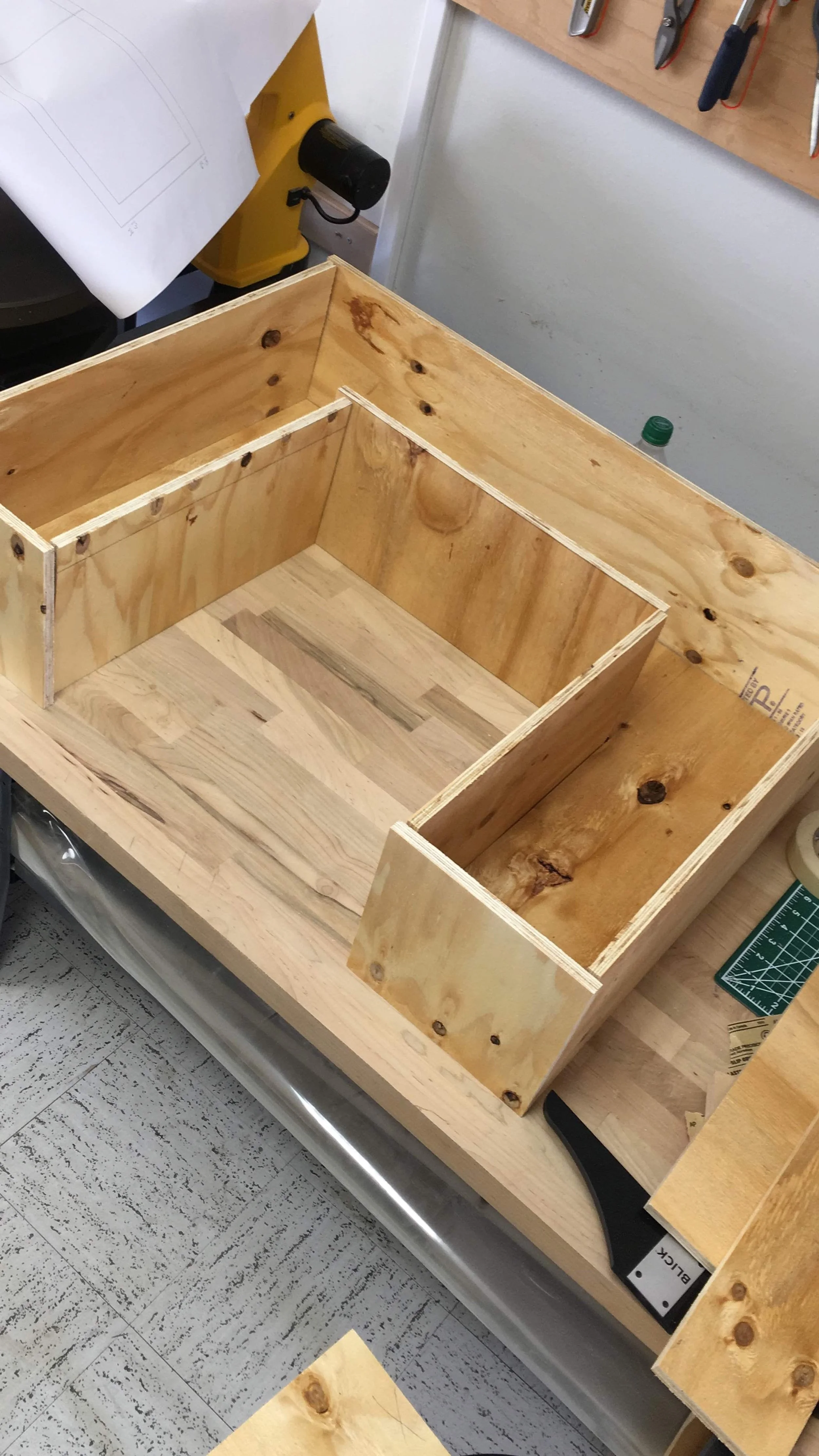 Frame is done, now for shelves