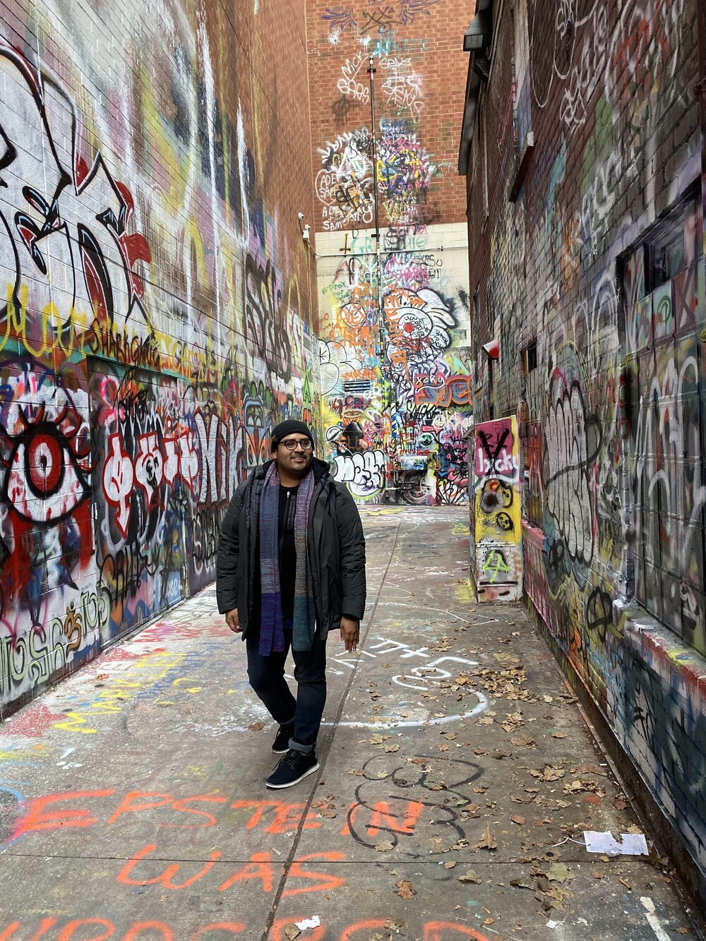 Andrew Villagomez at Graffiti Alley