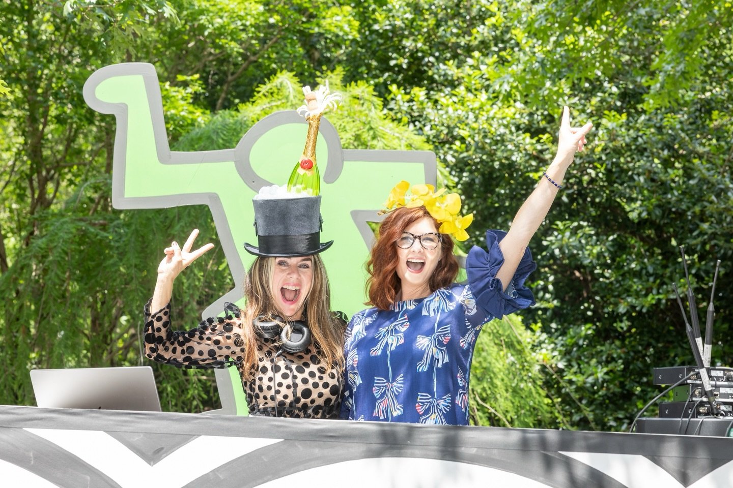 Ain&rsquo;t no party like a @lucywrubel party. Great to have her bringing the energy at this year&rsquo;s Mad Hatters Luncheon &amp; Fashion Show. 

📷 @tgarzaphotog