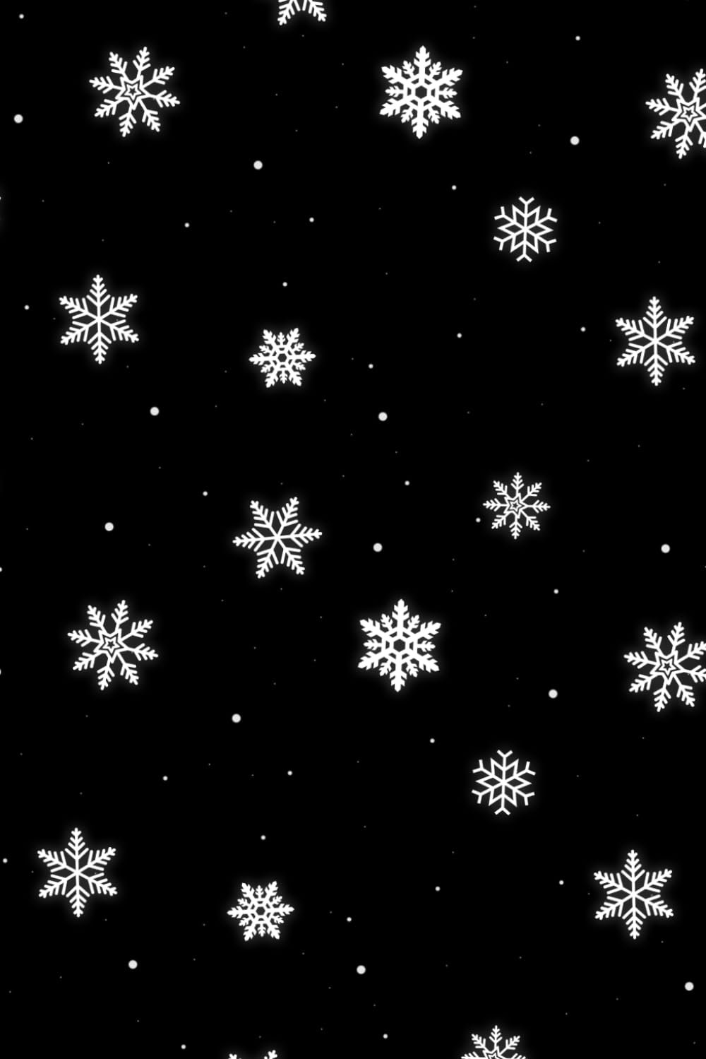 Snowflake Notebook Black