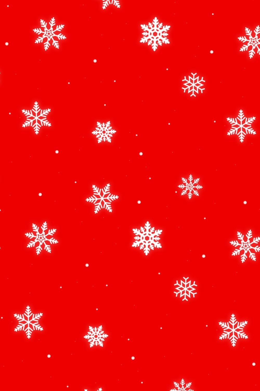 Snowflake Notebook Red