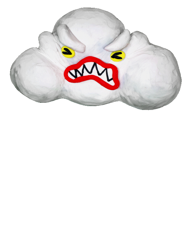 Angry Stop Motion Sticker by Headexplodie-source.gif