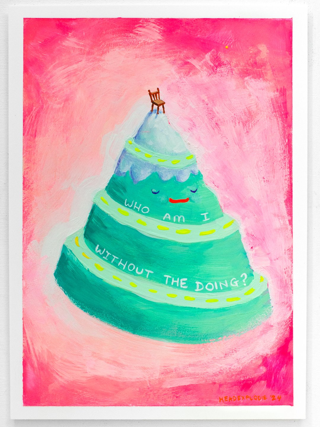 "Who Am I Without the Doing" Original Painting