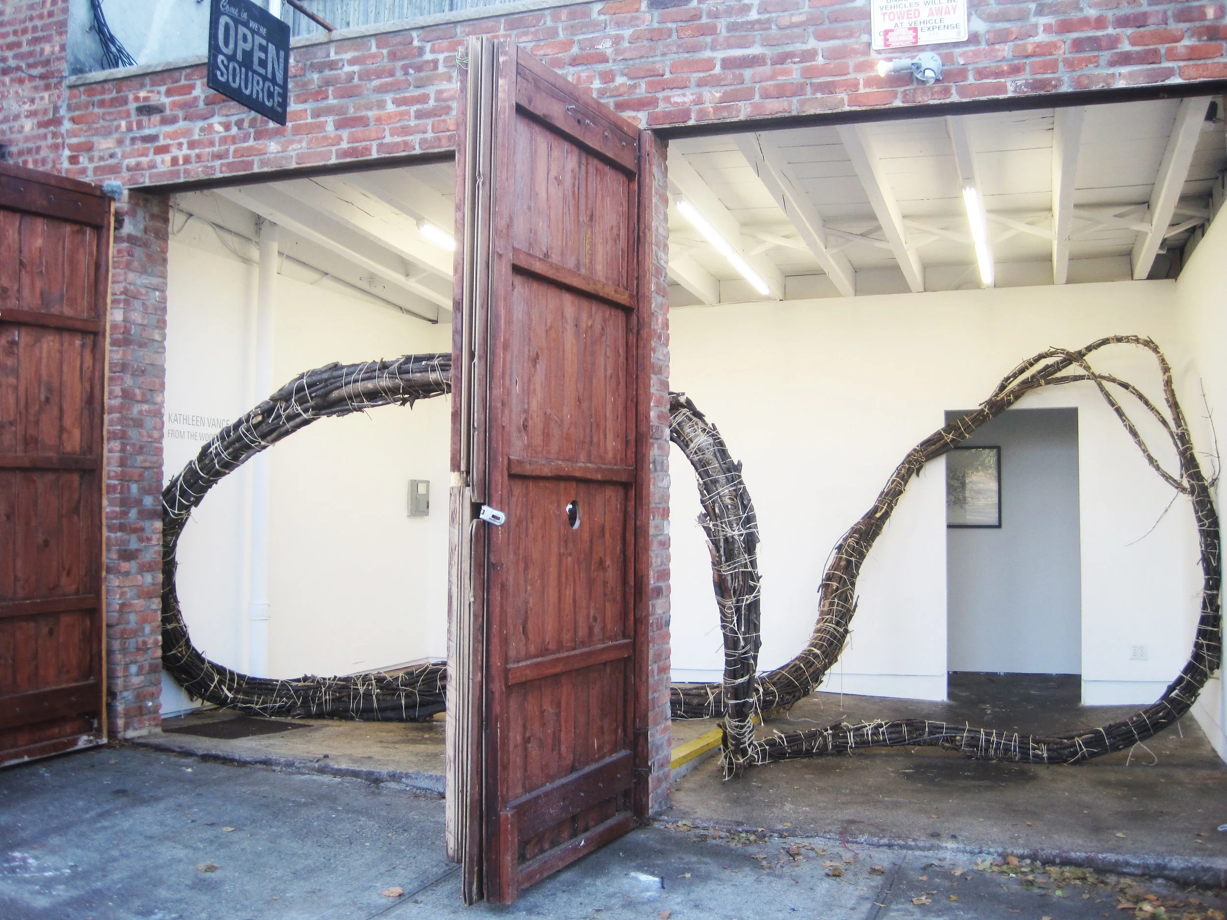 "From the Woods" Installation at OPEN SOURCE Gallery in Brooklyn, NY USA