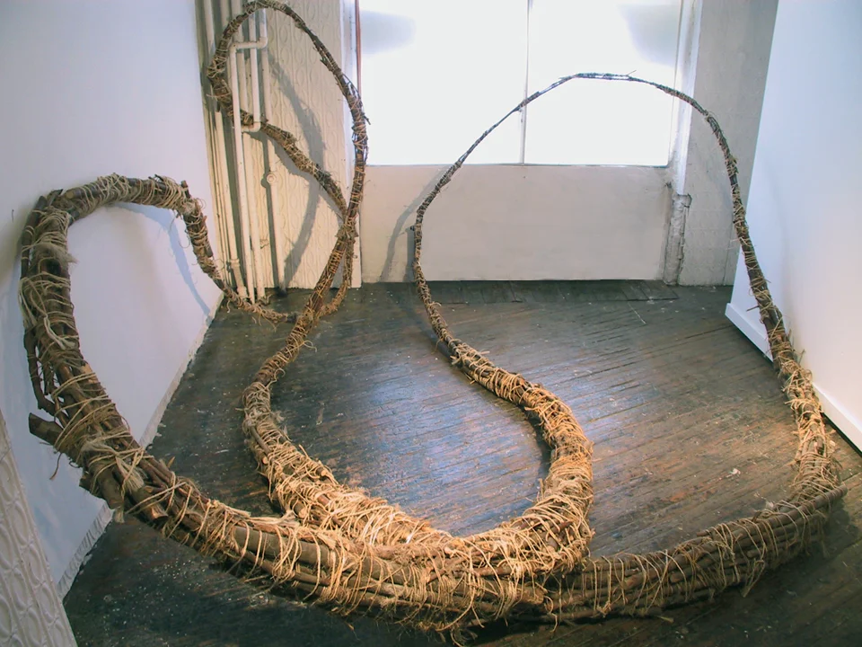 “Boundsticks” Installation, Front Room Gallery