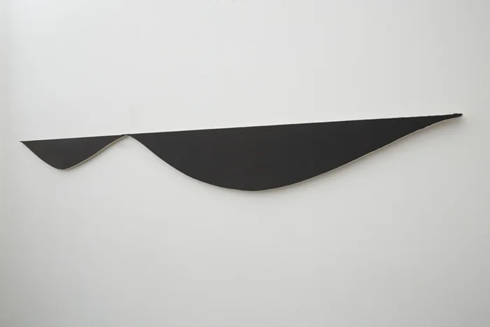 Dean Levin - 0.001, 2015 - Oil on linen on panel - Panel 1: 59 3/4 x 9 1/2 IN / Panel 2: 59 1/2 x 8 IN