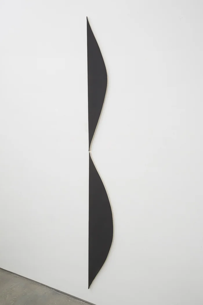 Dean Levin - In The Cut, 2015 - Oil on linen on panel - Panel 1: 60 x 9 3/4 IN / Panel 2: 60 x 12 IN