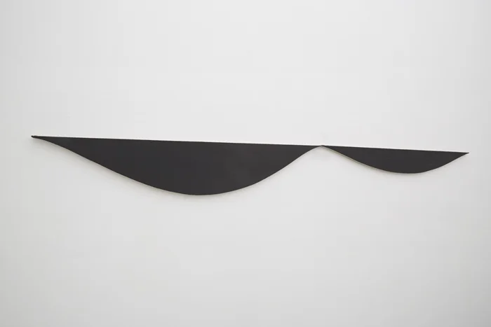 Dean Levin - 60, 2015 - Oil on linen on panel - Panel 1: 60 x 6 3/4 IN / Panel 2: 59 3/4 x 10 3/4 IN