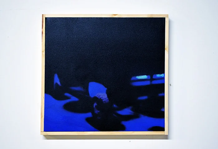 Nick Farhi - Enrique, 2014 - Oil on canvas, 18 x 17 IN