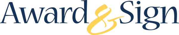 Award &amp; Sign logo
