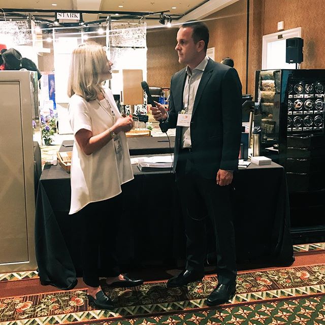 We love being on the scene with our clients! 🤩🎤 #TBT to supporting @CasoroJewelrySafes at the 29th Annual American Society of Interior Designers (@ASIDOC) Expo.
&middot;&middot;&middot;⠀
#TurnedUPMedia | Amplify Your Brand 🔊