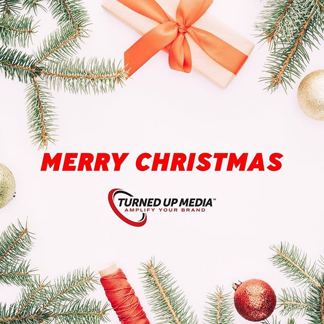 Merry Christmas from our family to yours! 🌲🎅
&middot;&middot;&middot;⠀
#TurnedUPMedia | Amplify Your Brand 🔊