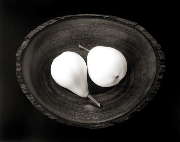 Paul Caponigro, Two Pears, Cushing, Maine , 1999. © Paul Caponigro.