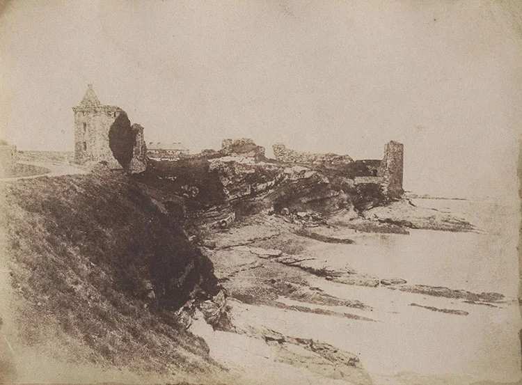 Hill & Adamson. The Castle of St. Andrews , 1845, Salt Print.